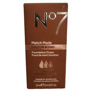 No7 Match Made Custom Blend Foundation Drops Walnut 0.5oz
